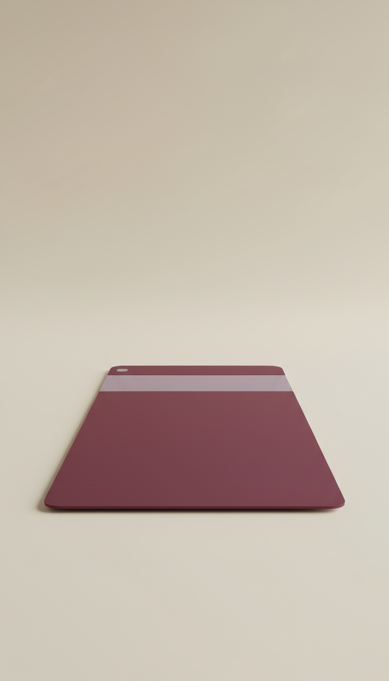 Editorial Burgundy Custom Yoga Mat