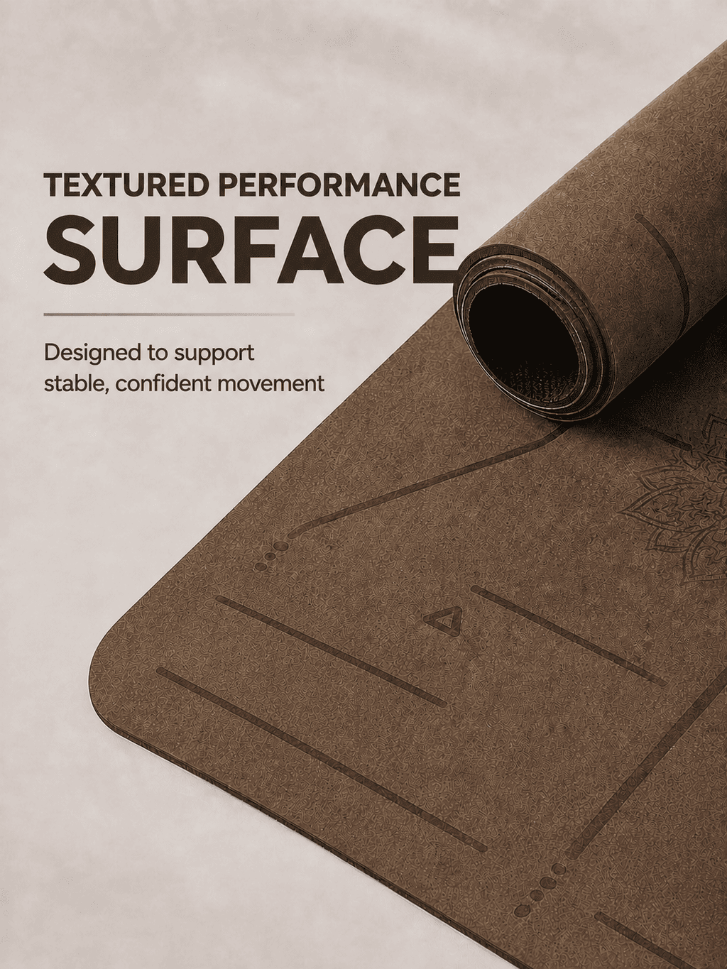 Custom Branded Yoga Mat with Logo – 5mm Natural Rubber