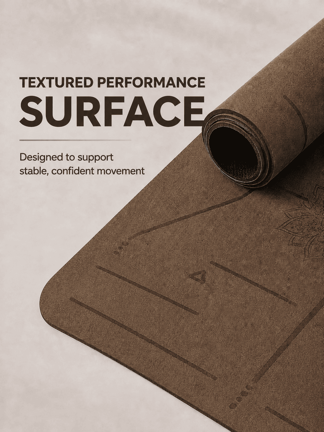 Custom Branded Yoga Mat with Logo – 5mm Natural Rubber