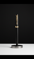 Matte black executive pen with gold engraving