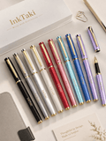 Pluma estilográfica personalizada con logotipo grabado